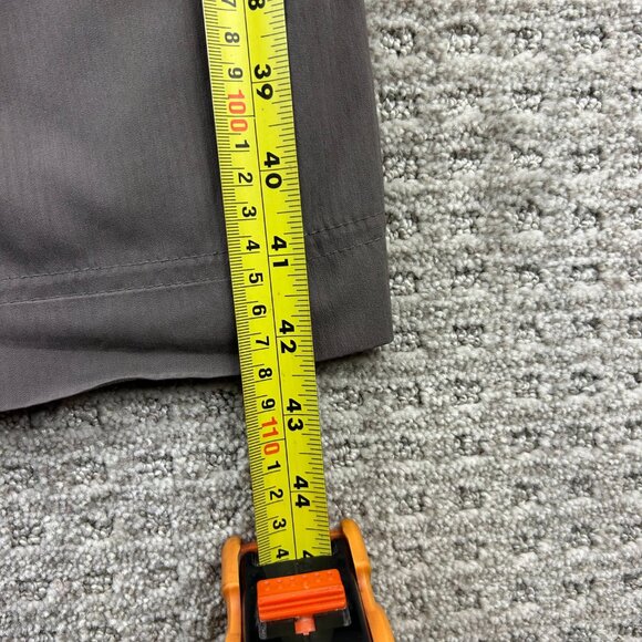 Koi Scrub Pants Women Size XL Regular Slim Fit Brown Stripes Casual Uniform - Picture 7 of 13